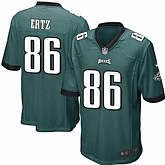 Nike Men & Women & Youth Eagles #86 Zach Ertz Green Team Color Game Jersey,baseball caps,new era cap wholesale,wholesale hats